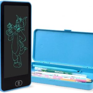 2-in-1 LCD Writing Tablet with Pencil Box – Multicolor Kids Doodle Board for Drawing & Storage